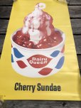 画像8: 60s Vintage Dairy Queen Cherry Sundae Advertising Store Display Poster (R779)