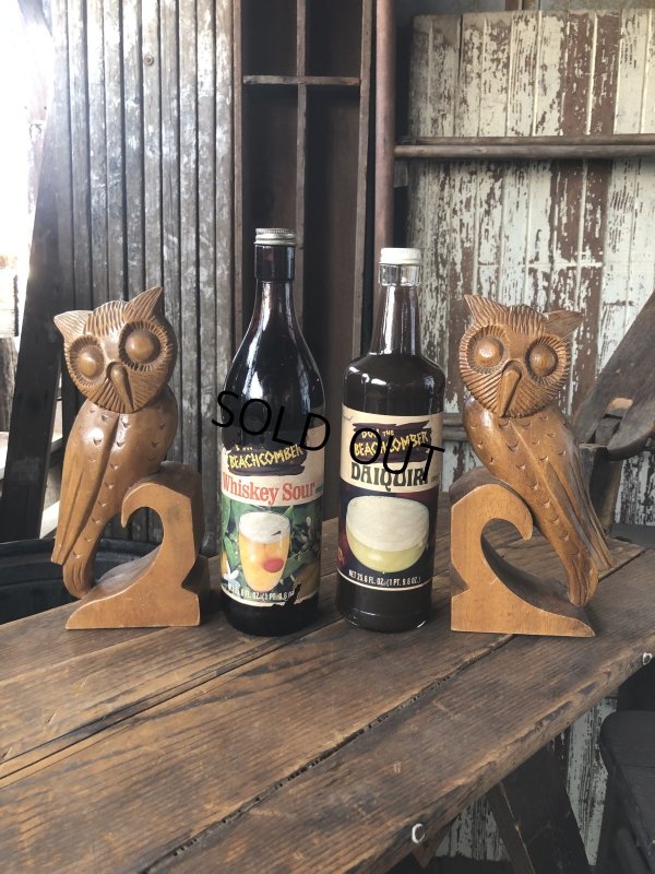 画像1: Vintage Alii Woods Genuine Monkey Pod Owl Bookend (R780)