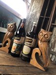 画像12: Vintage Alii Woods Genuine Monkey Pod Owl Bookend (R780) 