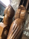 画像10: Vintage Alii Woods Genuine Monkey Pod Owl Bookend (R780) 