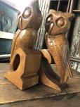 画像9: Vintage Alii Woods Genuine Monkey Pod Owl Bookend (R780) 