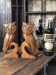 画像15: Vintage Alii Woods Genuine Monkey Pod Owl Bookend (R780) 