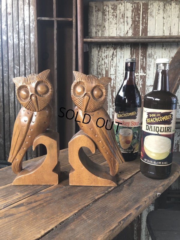 画像15: Vintage Alii Woods Genuine Monkey Pod Owl Bookend (R780)
