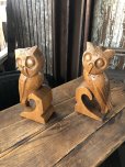 画像3: Vintage Alii Woods Genuine Monkey Pod Owl Bookend (R780) 