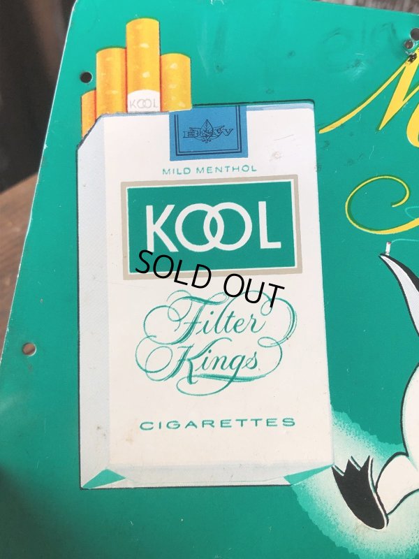 画像7: 50s Vintage KOOL Cigarettes Advertising Willie the Penguin Match Book Holder (R784)