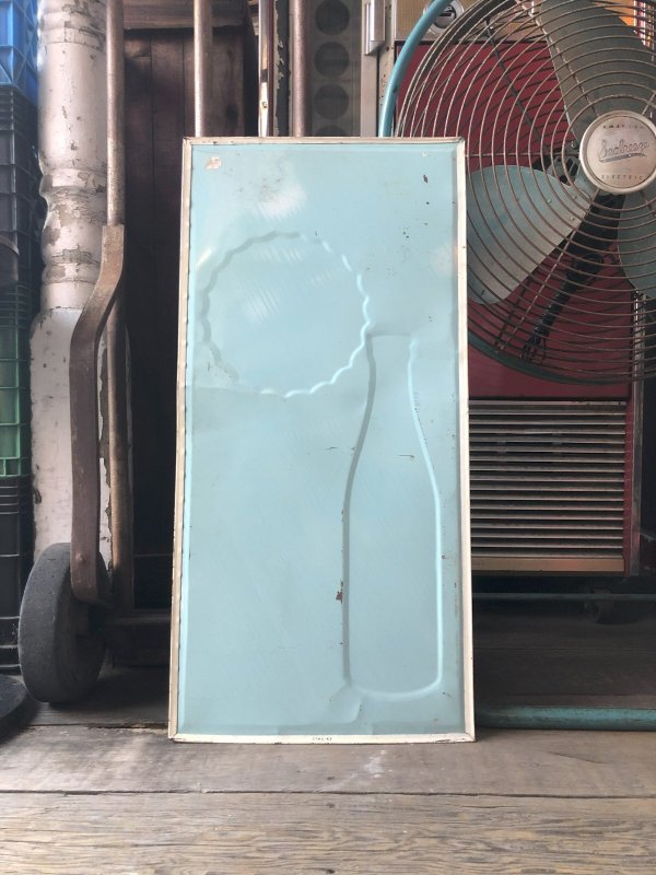 画像9: 60s Vintage Orange Miami soda Advertising Embossed Store Sign (R793)