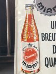 画像6: 60s Vintage Orange Miami soda Advertising Embossed Store Sign (R793)