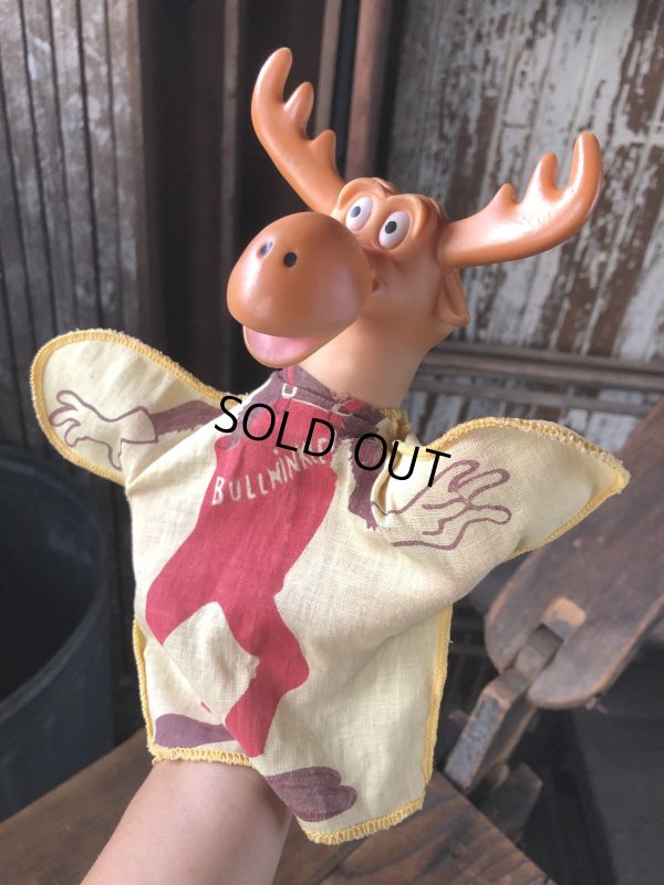 画像10: 60s Vintage Terry Toons Bullwinkle Hand Puppet (R788)