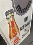 画像3: 60s Vintage Orange Miami soda Advertising Embossed Store Sign (R793)