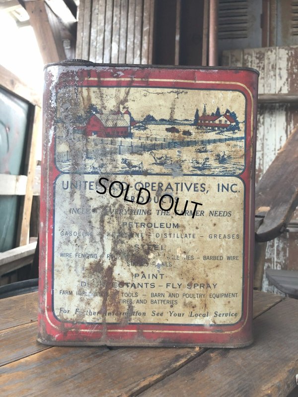 画像4: Vintage Oil Can CO-OP Bureau-Penn Motor Oil 2GL (R790)