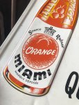 画像5: 60s Vintage Orange Miami soda Advertising Embossed Store Sign (R793)