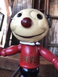 画像7: 30s Antique Cameo Doll Co. Walter Lantz Pete The Pup Wood & Composition Jointed Toy (R795)