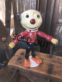 30s Antique Cameo Doll Co. Walter Lantz Pete The Pup Wood & Composition Jointed Toy (R795)