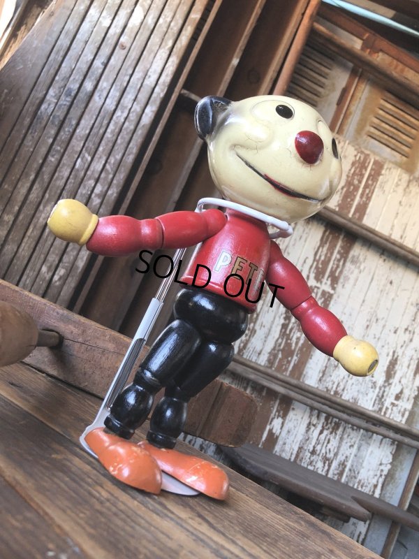 画像9: 30s Antique Cameo Doll Co. Walter Lantz Pete The Pup Wood & Composition Jointed Toy (R795)