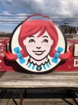 画像27: U.S.A Wendy's Restaurant Wendy Logo Huge Sign 106x115cm (R796)