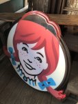 画像16: U.S.A Wendy's Restaurant Wendy Logo Huge Sign 106x115cm (R796)