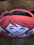 画像15: U.S.A Wendy's Restaurant Wendy Logo Huge Sign 106x115cm (R796)