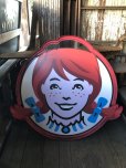 画像9: U.S.A Wendy's Restaurant Wendy Logo Huge Sign 106x115cm (R796)