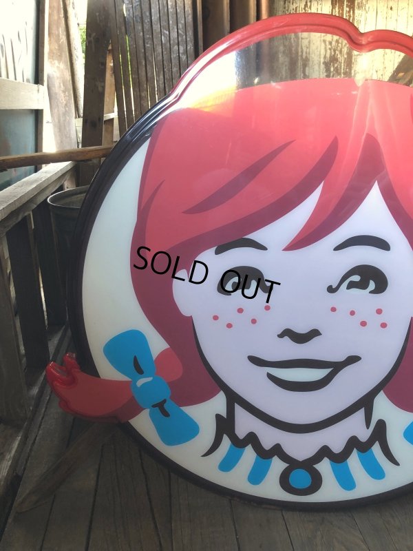 画像3: U.S.A Wendy's Restaurant Wendy Logo Huge Sign 106x115cm (R796)