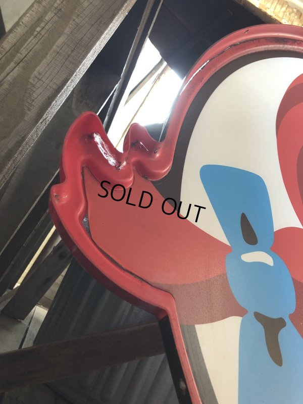 画像23: U.S.A Wendy's Restaurant Wendy Logo Huge Sign 106x115cm (R796)