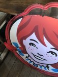 画像11: U.S.A Wendy's Restaurant Wendy Logo Huge Sign 106x115cm (R796)