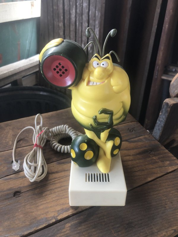画像1: 80s Vintage Raid Bug RAID PHONE (R798) 
