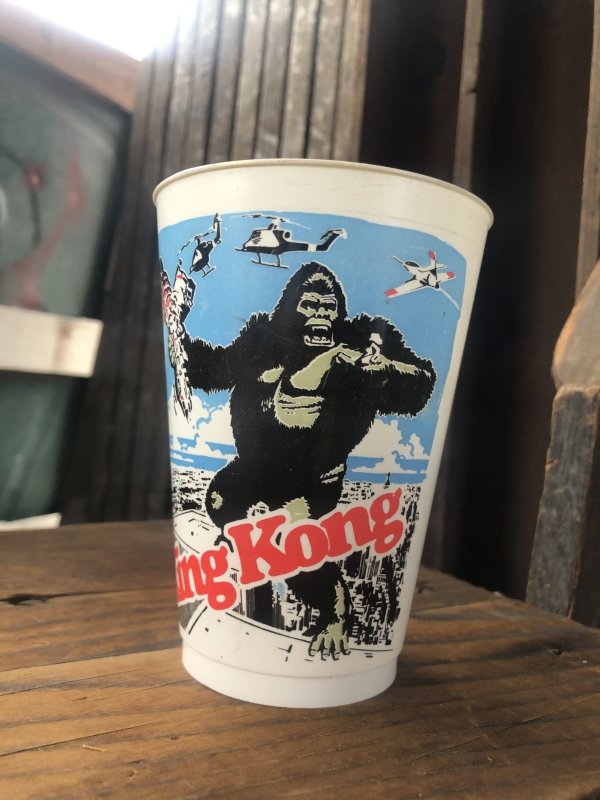 画像1: 70s Vintage King Kong Plastic Cup (R799)