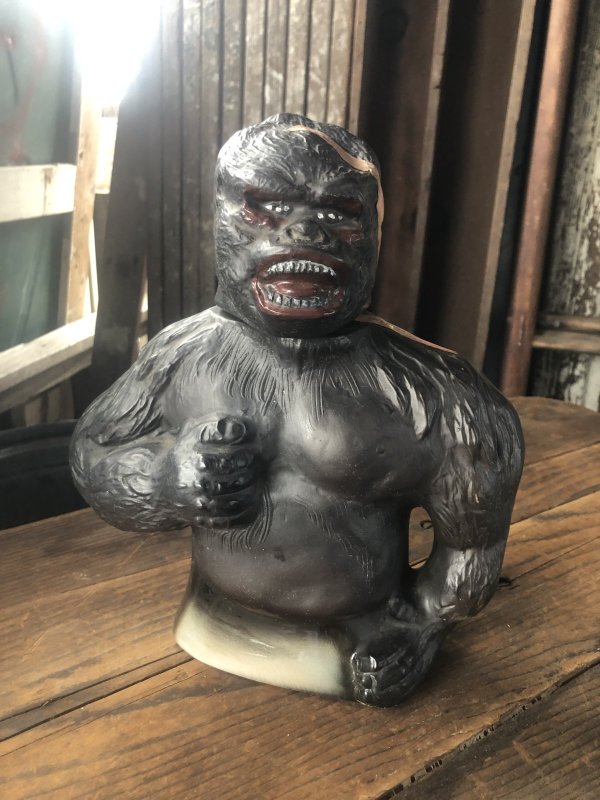 画像1: 70s Vintage Jim Beam King Kong Decanter Bottle (R800)