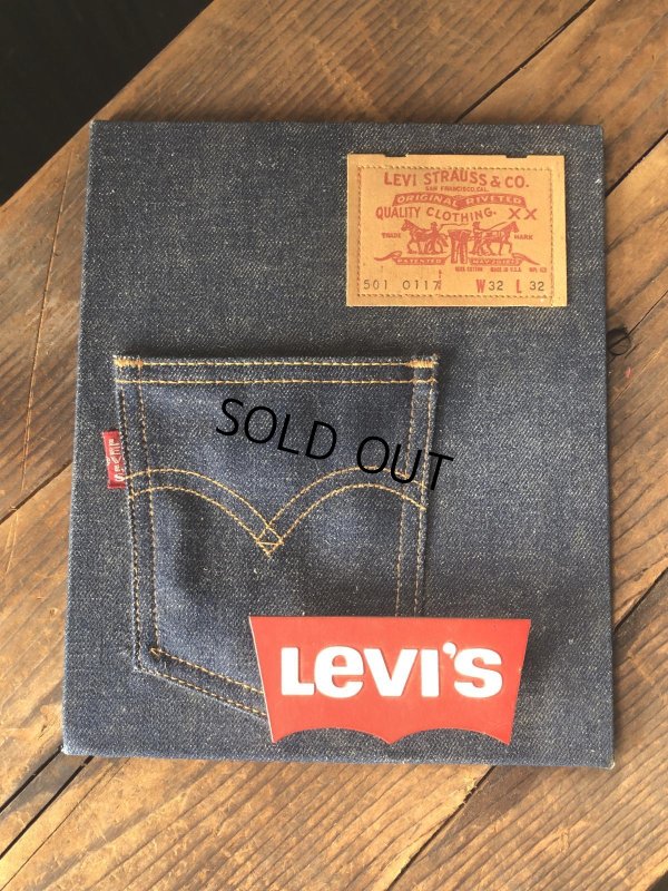 画像12: 70s Vintage LEVI'S Advertising Store Counter Display Sign (R801)