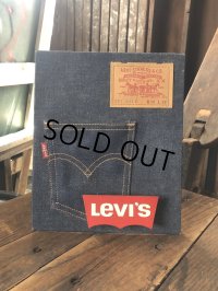 70s Vintage LEVI'S Advertising Store Counter Display Sign (R801)