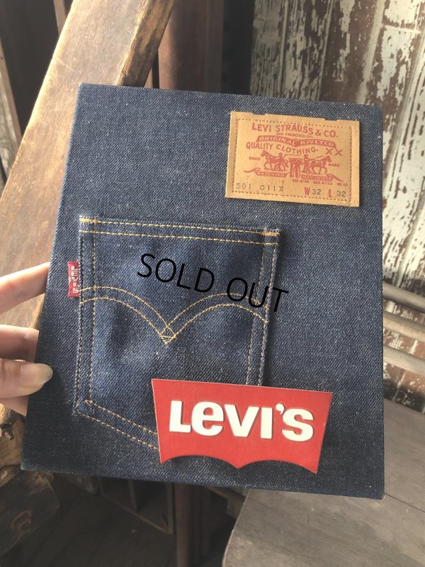 画像20: 70s Vintage LEVI'S Advertising Store Counter Display Sign (R801)