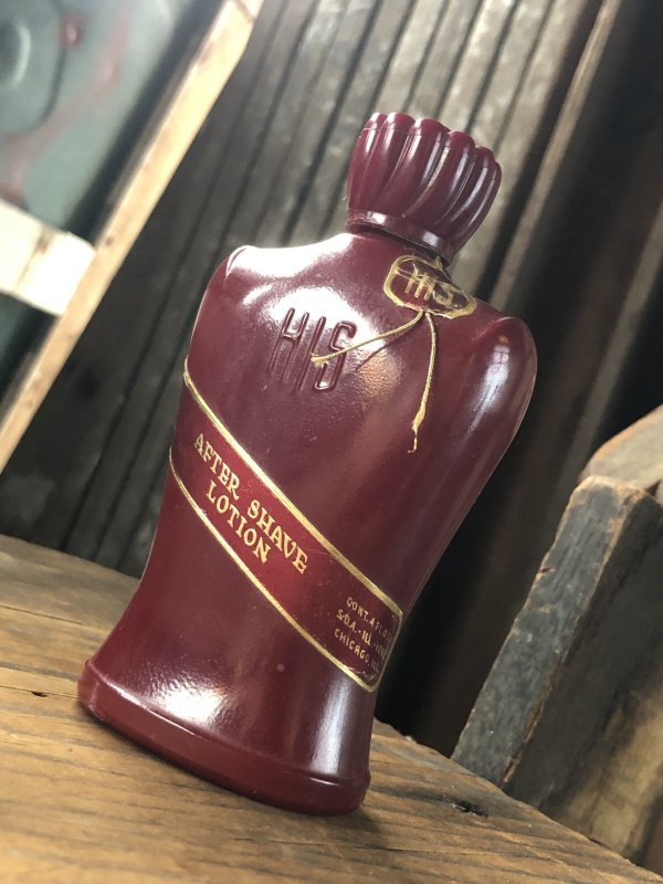 画像9: 40s The House For Men, Inc. HIS Glass Bottle AFTER SHAVE LOTION (R798)
