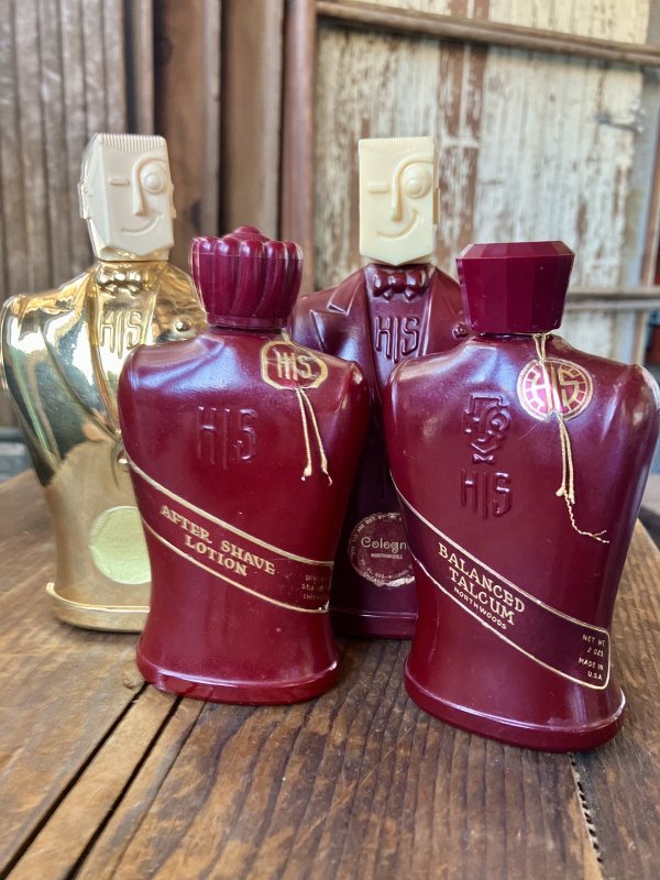 画像14: 40s The House For Men, Inc. HIS Glass Bottle Cologne Northwoods (R796)