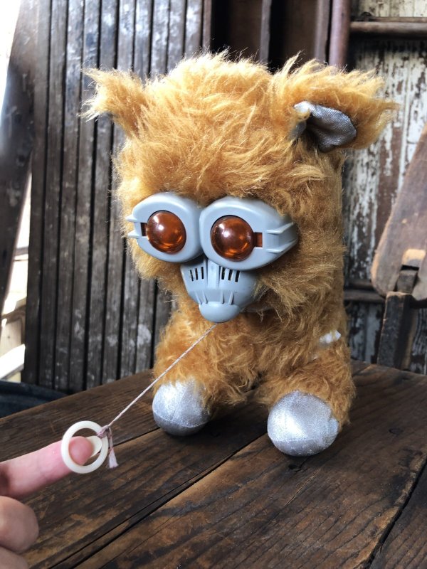 画像2: 70s Vintage MATTEL Battlestar Galactica Daggit Pull String Talking Plush Doll (R774)
