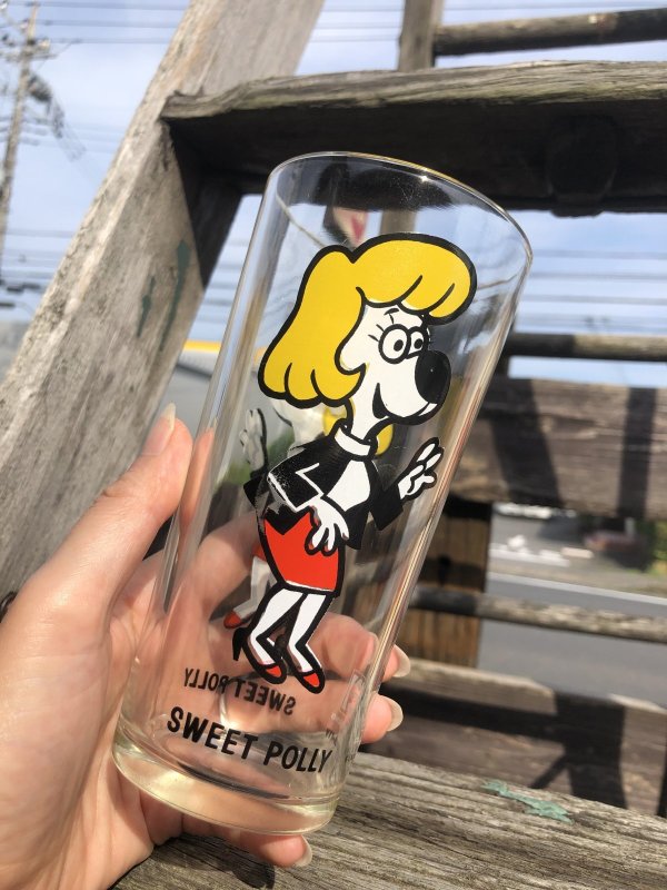画像6: 70s Vintage Pepsi Glass Sweet Polly (R791)