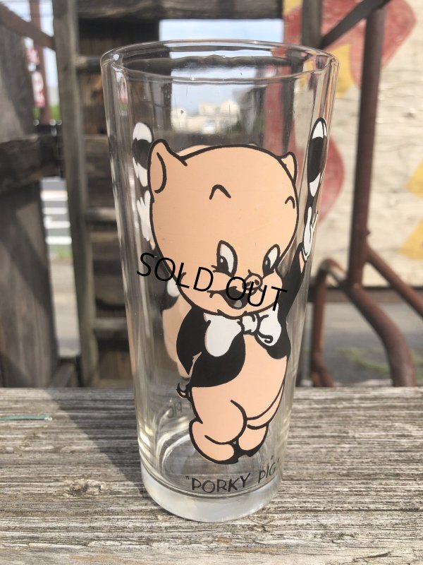 画像3: 70s Vintage Pepsi Glass Porky Pig (R784)