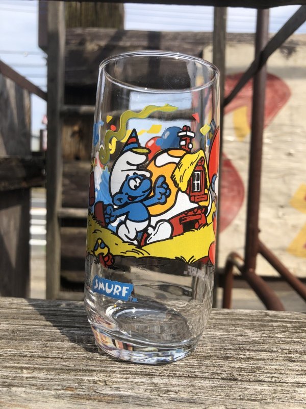 画像4: 80s Vintage Glass Hardee's PAPA SMURF (R780)