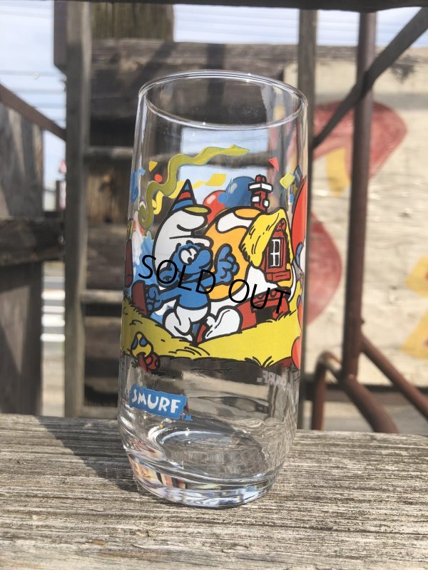 画像4: 80s Vintage Glass Hardee's PAPA SMURF (R780)