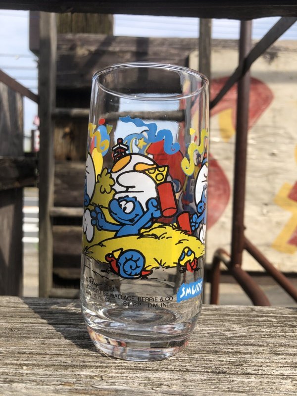画像3: 80s Vintage Glass Hardee's PAPA SMURF (R780)