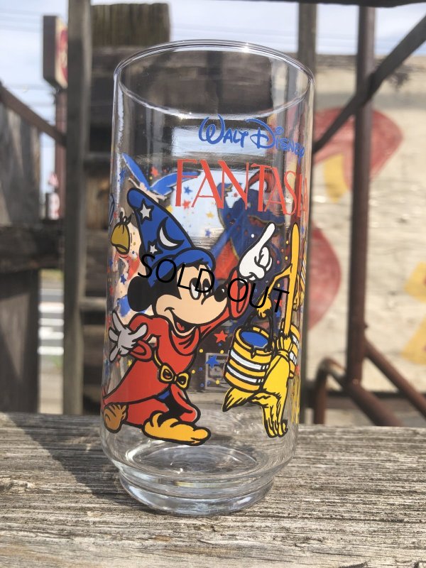画像1: Vintage McDonalds Canada x Coca Cola Disney FANTASIA Glass (R781)
