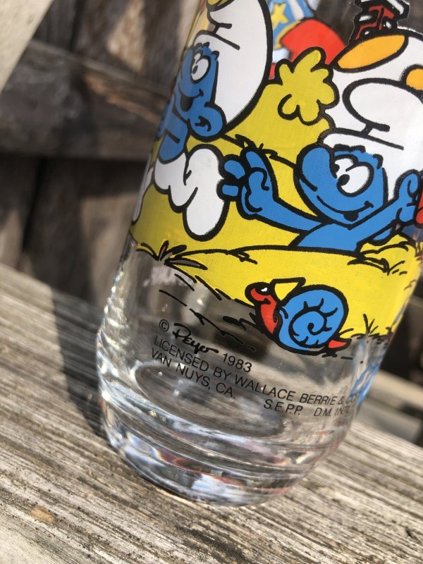 画像5: 80s Vintage Glass Hardee's PAPA SMURF (R780)