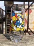画像2: 80s Vintage Glass Hardee's PAPA SMURF (R780) (2)