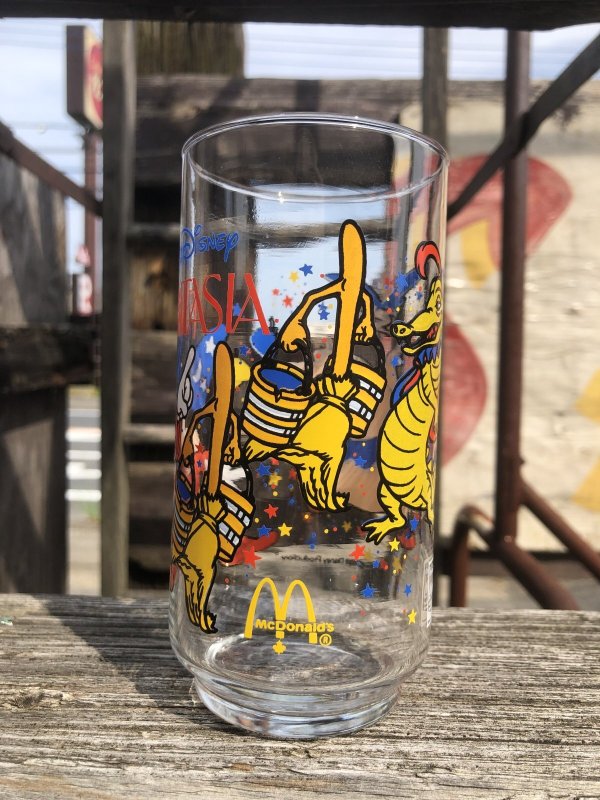 画像2: Vintage McDonalds Canada x Coca Cola Disney FANTASIA Glass (R781)