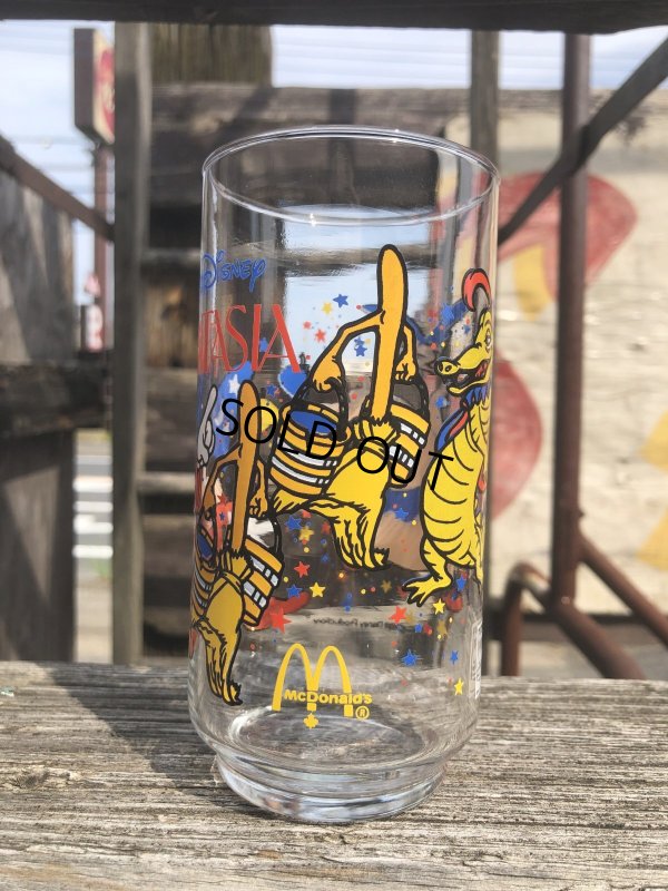 画像2: Vintage McDonalds Canada x Coca Cola Disney FANTASIA Glass (R781)