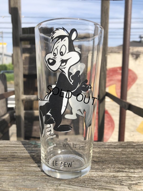 画像4: 70s Vintage Pepsi Glass Pepe Le Pew (R798)