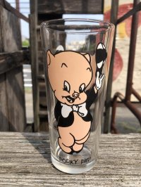 70s Vintage Pepsi Glass Porky Pig (R784)