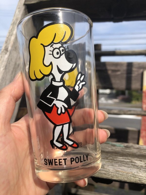 画像5: 70s Vintage Pepsi Glass Sweet Polly Small Size (R790)