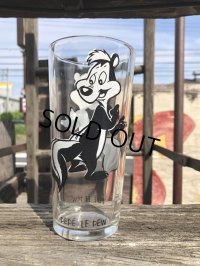 70s Vintage Pepsi Glass Pepe Le Pew (R798)