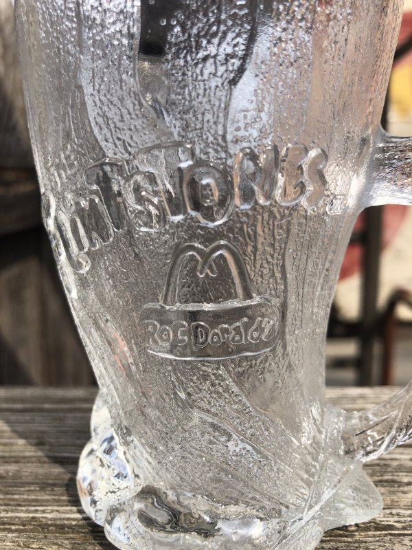 画像6: 90s Vintage McDonalds The Flintstones Mammoth Glass (R783)