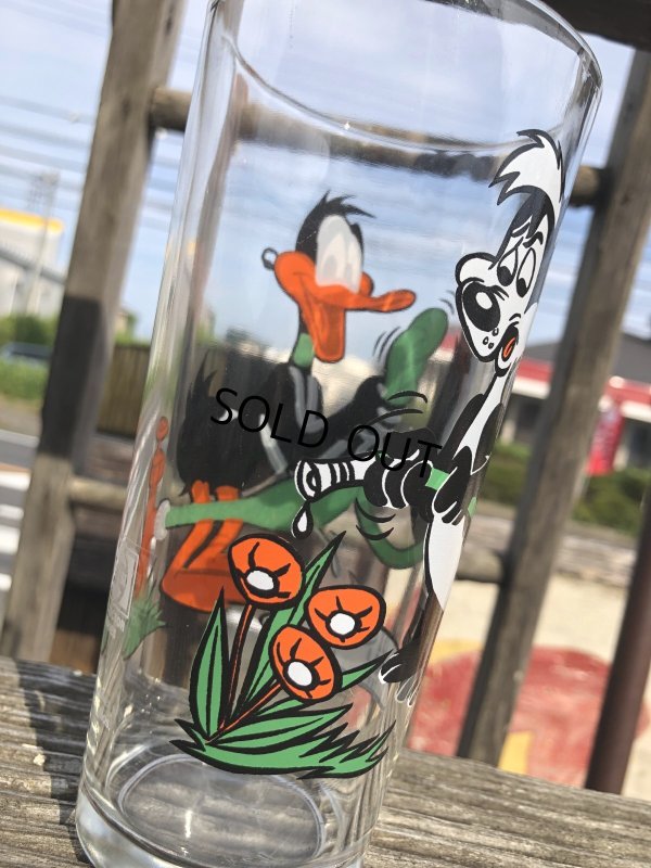 画像5: 70s Vintage Pepsi Glass Daffy Duck & Pepe Le Pew (R795)